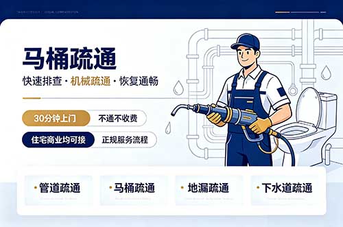 从化马桶疏通